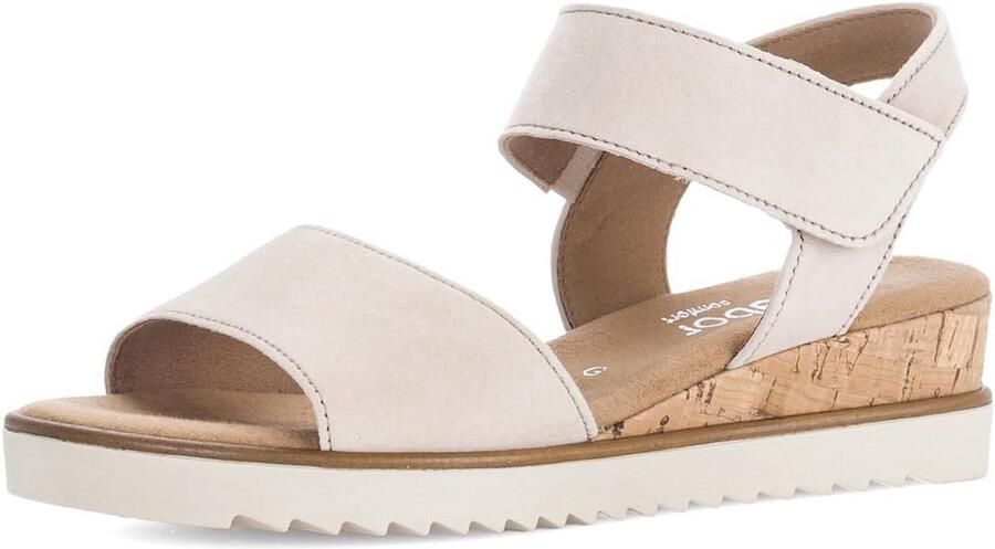 Comfortabele Dames Sandalen met Sleehak Extra Brede Pasvorm