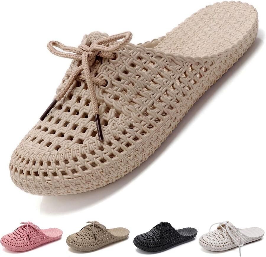 Dames Sandalen van Hoogwaardig PVC met Striklint Antislip Verstelbaar en Comfortabel
