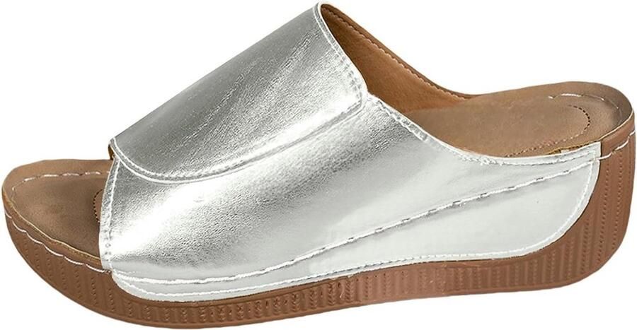 Orthopedische Dames Sandaal met Wedge Hak voor Zomer en Strand