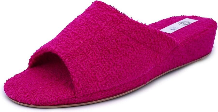Comfortabele Dames Slippers Badstof Wedge Met Antislipzool