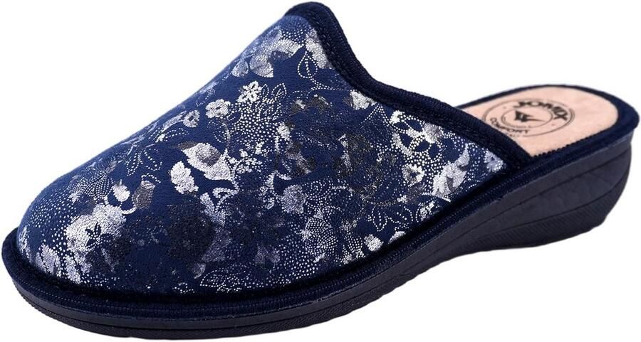 Comfortabele Dames Slippers met Sleehak Warme Harten Pantoffels voor Binnen