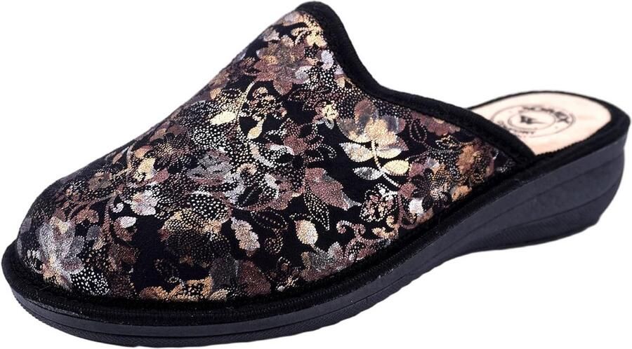 Comfortabele Dames Slippers met Sleehak Warme Pantoffels voor Dagelijks Gebruik Gemaakt in Italië