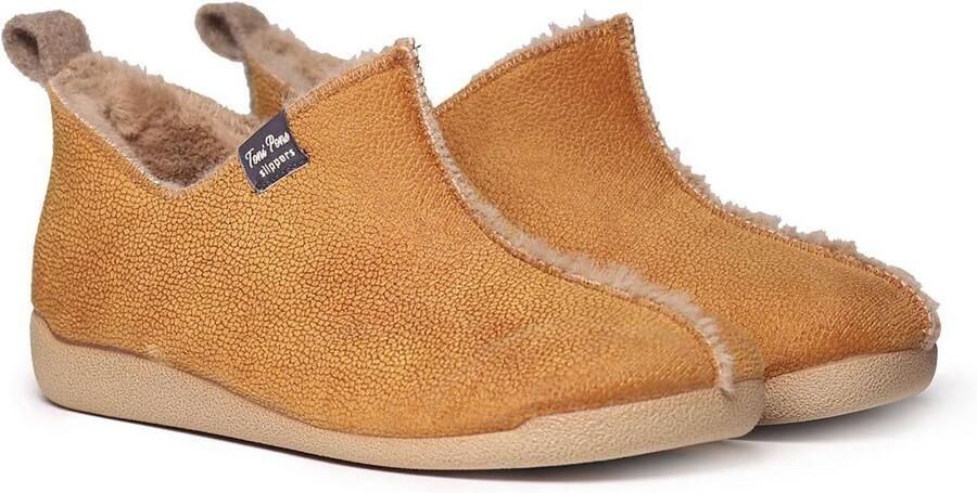 Comfortabele Dames Sloffen met Warme Bontvoering Stijlvolle Huislaarzen