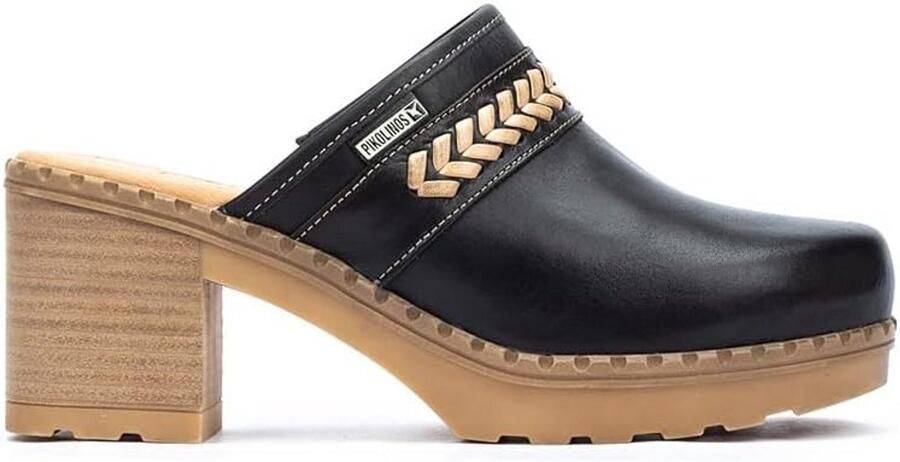 Comfortabele Dames Sloffen van Glad Leer Elegante Wreefband