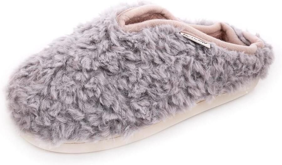 Comfortabele Dames Sloffen voor Binnen met Antislip PVC Zool