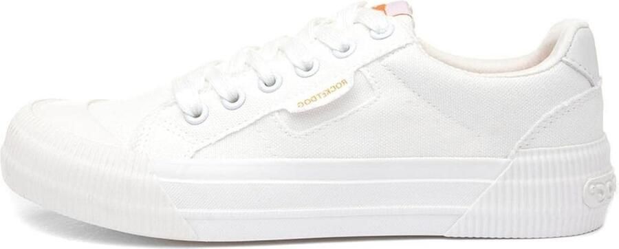 Comfortabele Dames Sneaker Casual Witte Veter Schoenen