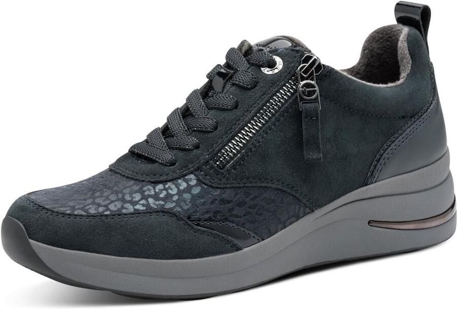 Comfortabele Dames Sneaker Low met Extra Brede Pasvorm
