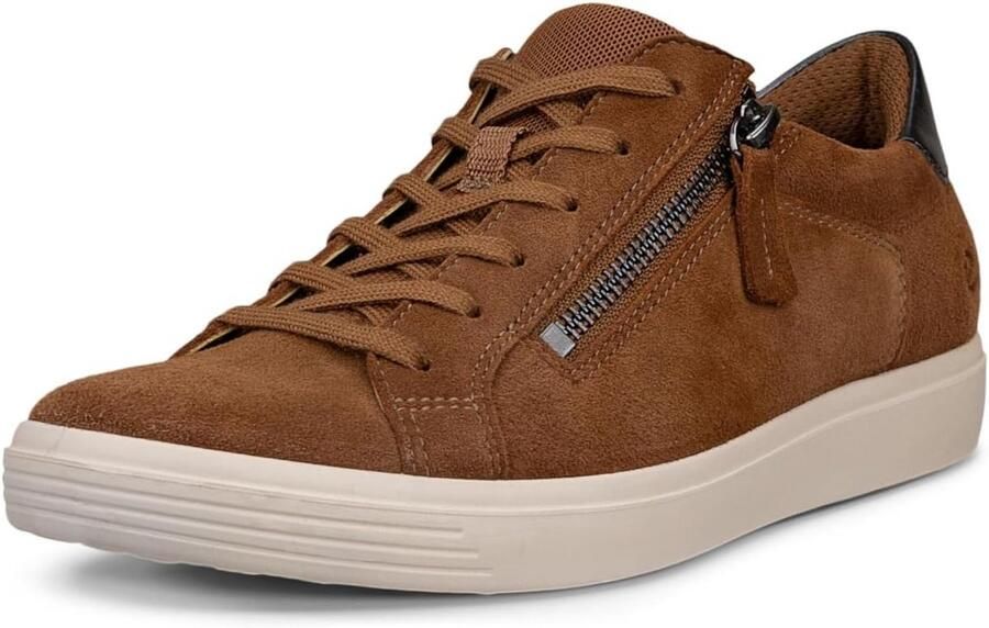 Comfortabele Dames Sneaker met Rits en Veters Lage Instap