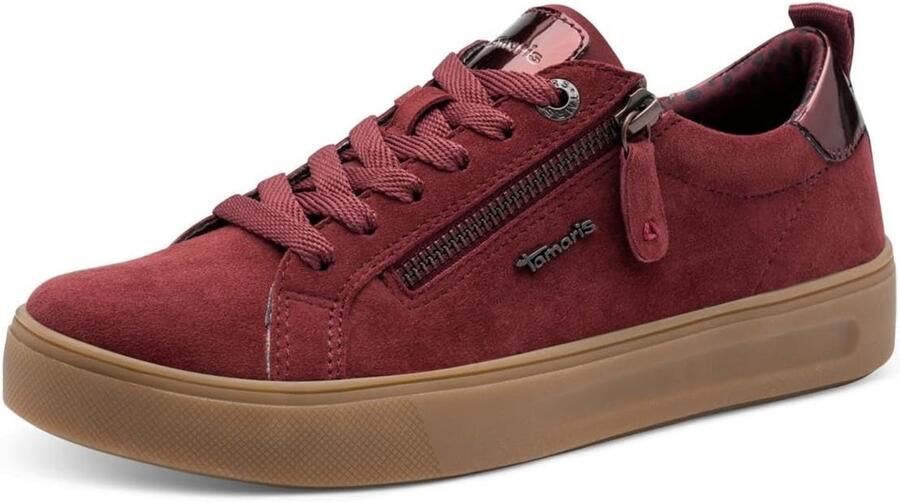 Comfortabele Dames Sneakers Laag Brede Pasvorm en Uitneembaar Voetbed