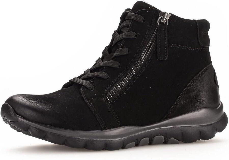 Comfortabele Dames Sneakers Lage Sneaker met Nubuck en Uitneembaar Voetbed