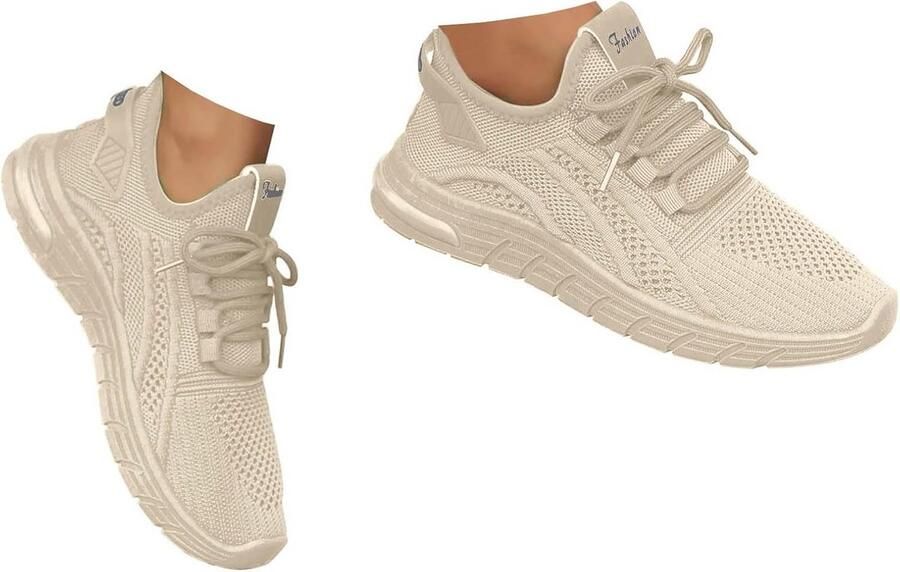Comfortabele Dames Sneakers: Lichtgewicht Hardloop- Gym- en Wandelschoenen