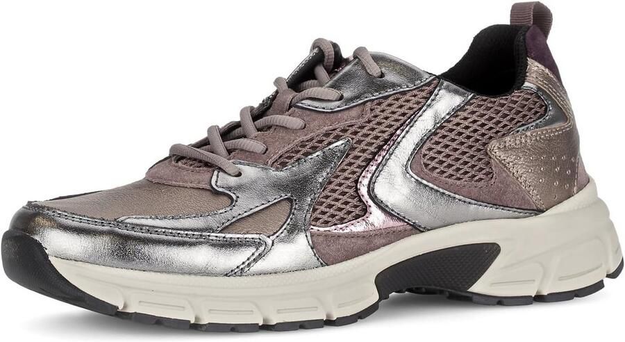 Comfortabele Dames Sneakers Lichtgewicht Leer & Mesh