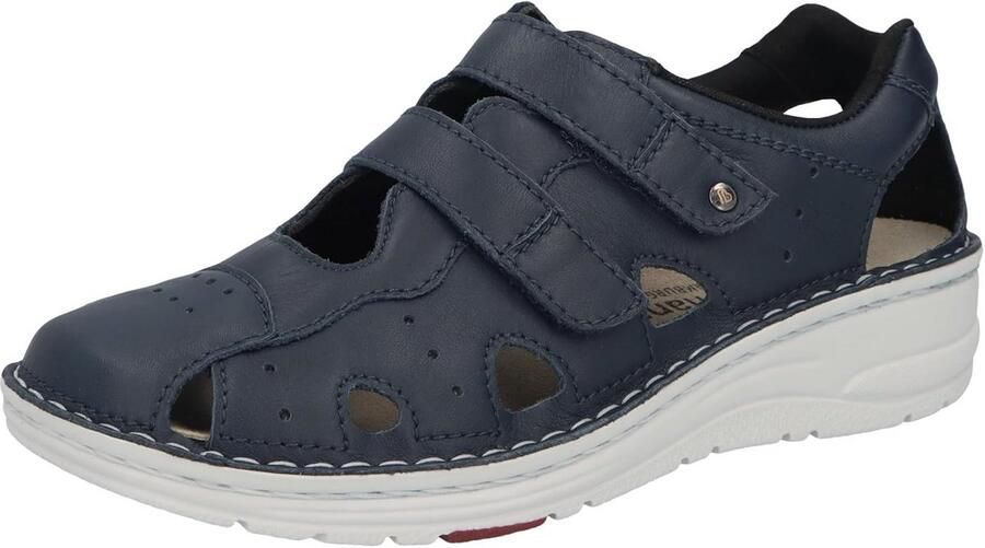 Comfortabele Dames Sneakers met Klittenband en Uitneembaar Voetbed