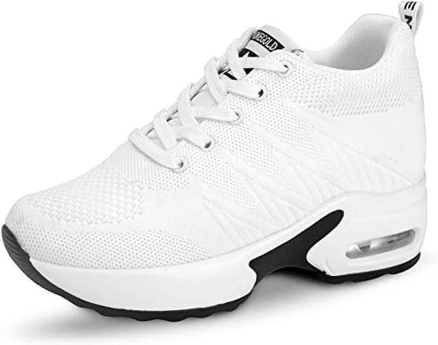 Comfortabele Dames Sneakers met Sleehak Ademend en Multifunctioneel