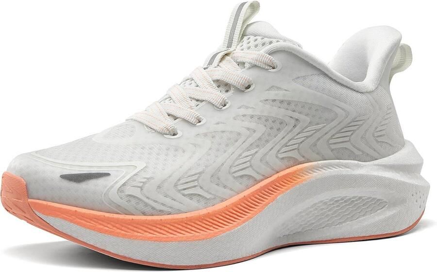 Comfortabele Dames Sneakers voor Hardlopen Wandelen en Fitness Beige