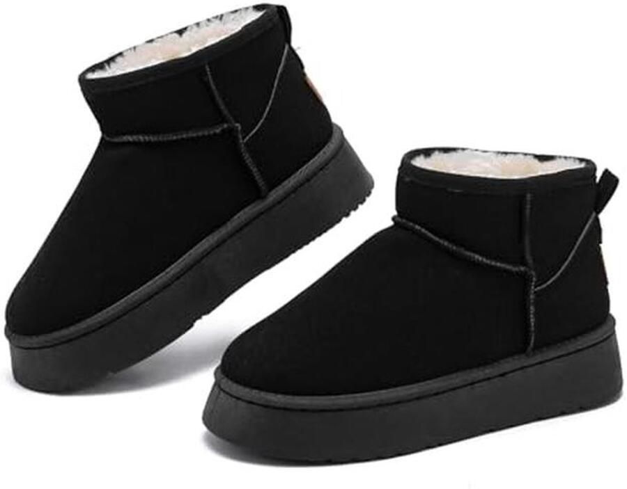 Comfortabele Dames Sneeuwlaarzen Warme Winterboots met Faux Fur Antislip en Duurzaam Design voor Buiten