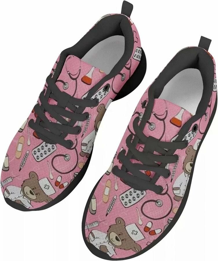 Comfortabele Dames Sportschoenen voor Buiten Gym en Casual Gebruik