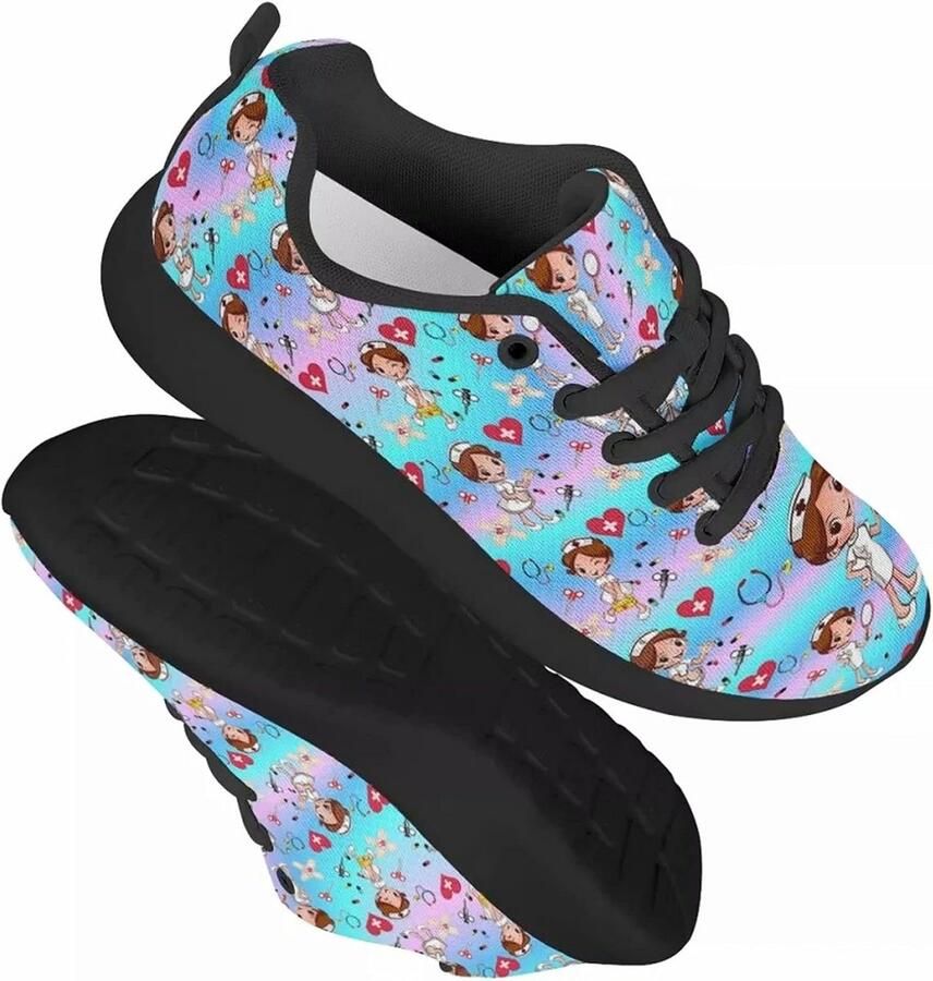 Comfortabele Dames Sportschoenen voor Hardlopen en Gym met Ademend Bovenwerk