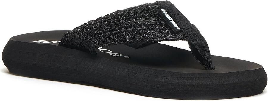 Comfortabele Flatform Teenslippers voor Dames met Webbing Bandjes