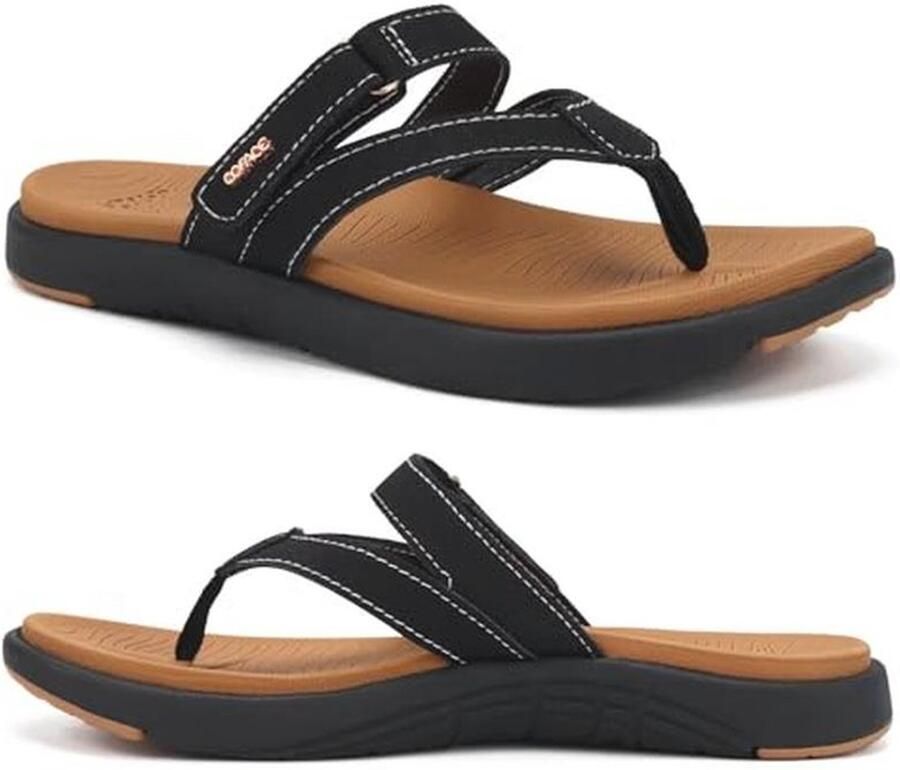 Teenslippers Dames Orthopedische Comfortabele Flip Flops voor Zomer Strand en Zwembad