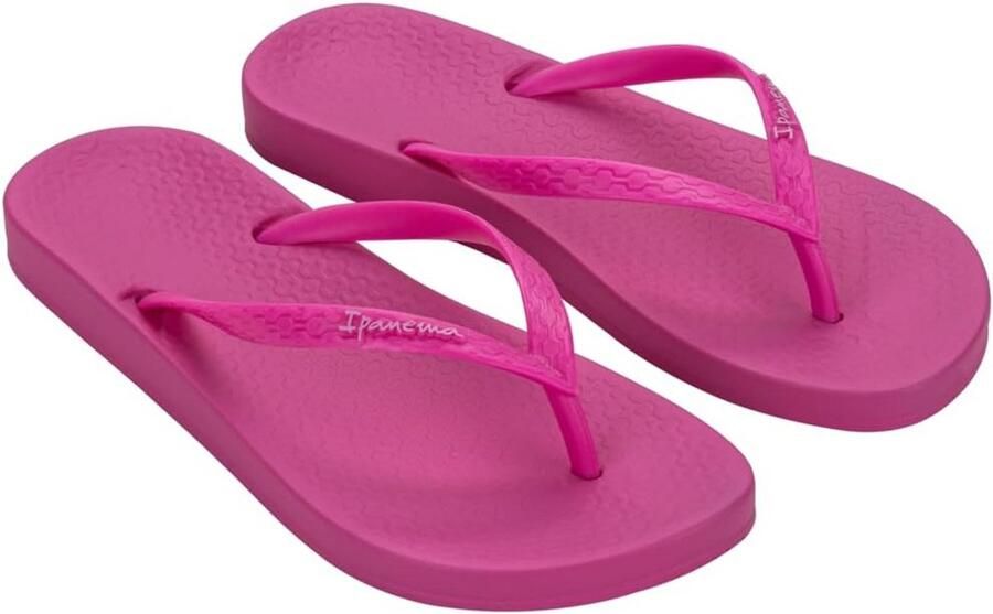 Comfortabele Dames Teenslippers Roze Stevige Anatomic Zool