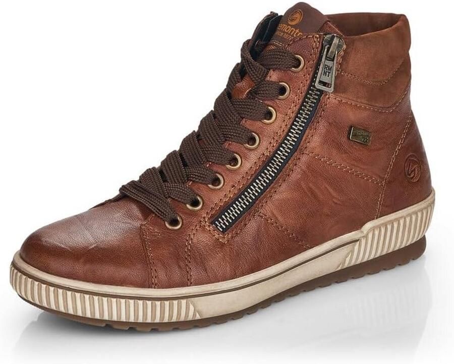 Comfortabele Dames Veterschoenen met Verwisselbaar Voetbed en Waterafstotende TEX Technologie