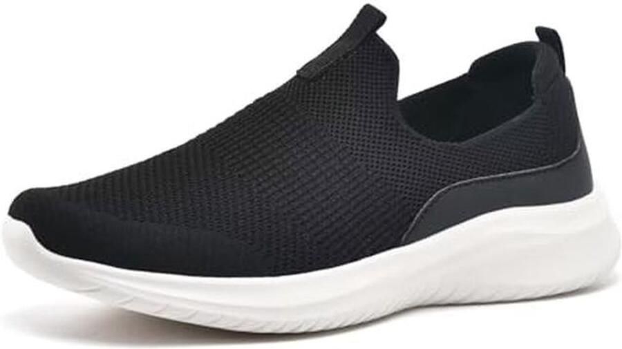 Comfortabele Dames Walking Tennisschoenen Slip-on Mesh