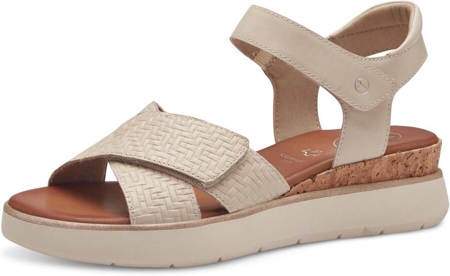 Comfortabele Dames Wedge Sandalen met Brede Pasvorm en Uitneembaar Voetbed