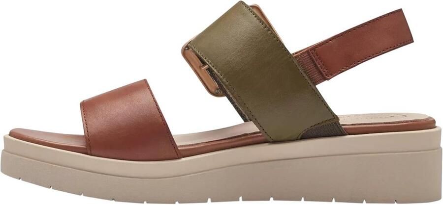 Comfortabele Dames Wedge Sandalen met Brede Pasvorm en Uitneembaar Voetbed