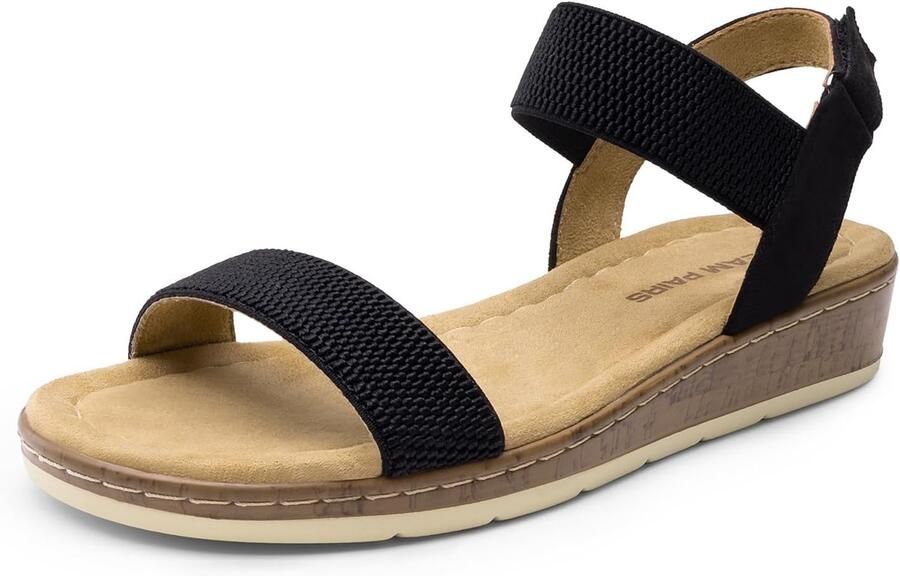 Comfortabele Dames Wedge Sandalen met Enkelband Zomer
