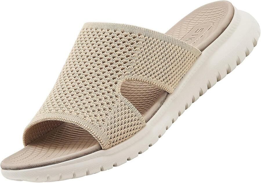 Comfortabele Dames Sandalen met Voetbed voor Zomer Lichte Slippers