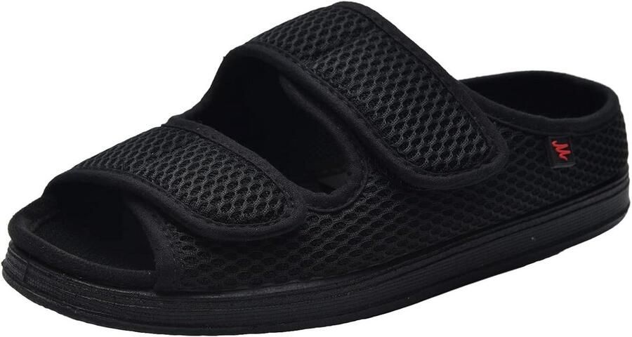 Comfortabele Diabetische Pantoffels Extra Breed Verstelbaar voor en met Gezwollen Voeten