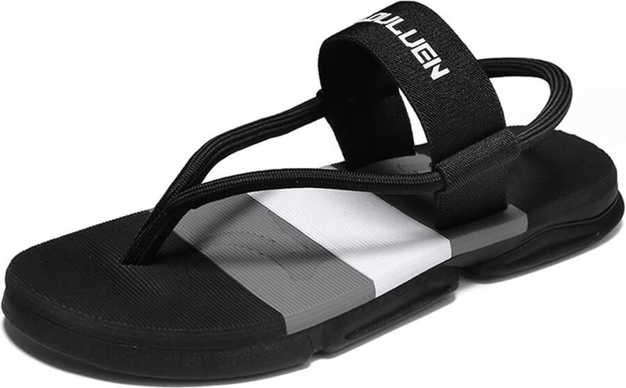 Comfortabele Dikke Zool Teenslippers Heren Antislip Zachte Sandalen voor Strand & Badkamer