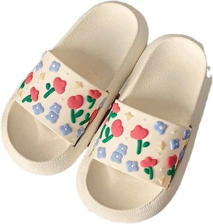 Comfortabele Doorzichtige Slides met Dikke Zool voor Dames