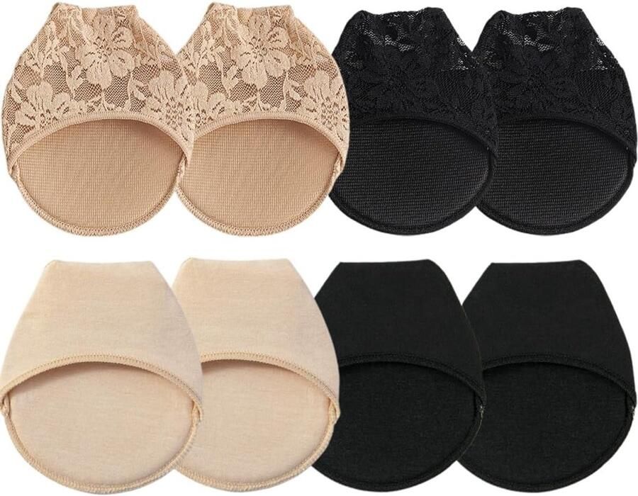 Comfortabele en Ademend Hoge Hakken en Sportschoenen met Antislip Voorvoet Kussens en Teenkousen Perfect voor Elke Gelegenheid