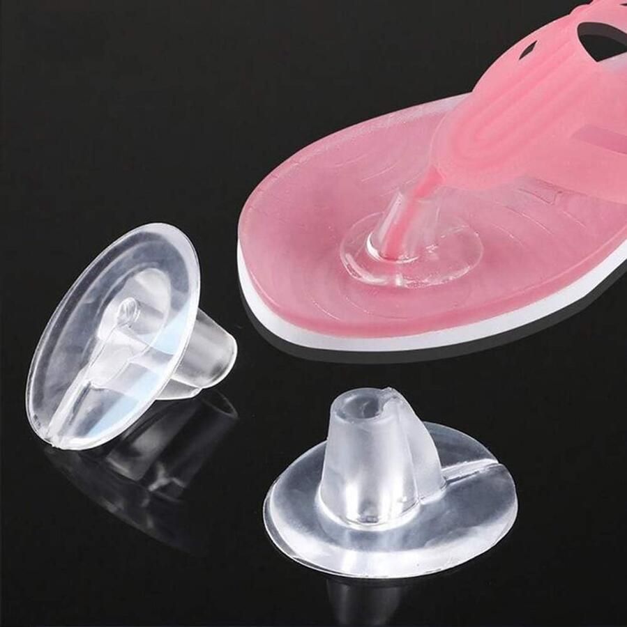 Comfortabele en Ade de Antislip Gel Silicone Teenslippers met Tussenstuk en Voetbescherming voor nen en Perfecte Inlegzolen en Kussens voor Extra Ondersteuning