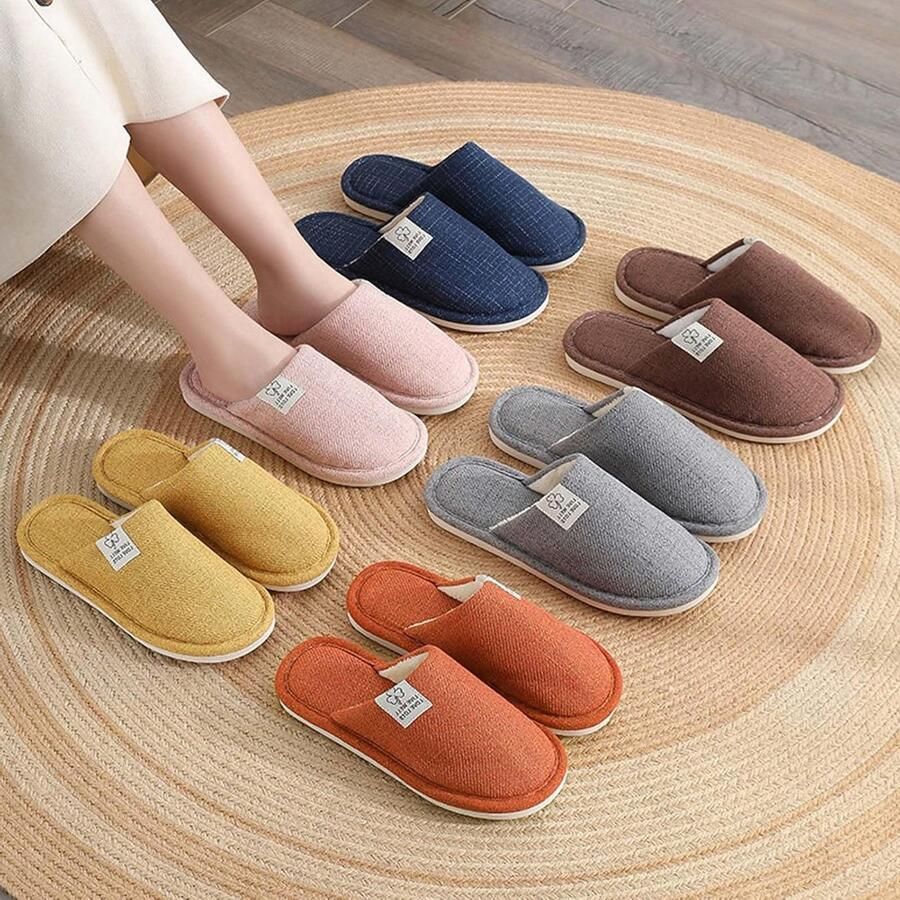 Comfortabele en ade de slippers voor binnen wasbaar en antislip ideaal voor hotel thuis en spa in de herfst en winter