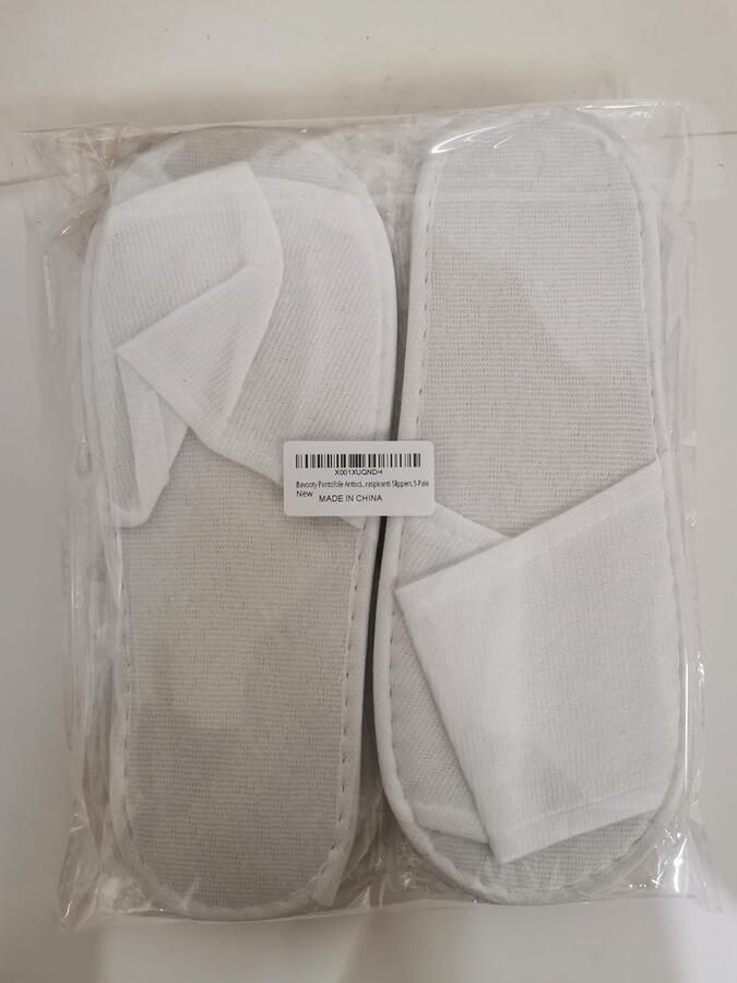 5 paar anti-slip slippers van premium badstof wegwerpslippers ade d en comfortabel katoenlinnen perfect voor thuis en hotels