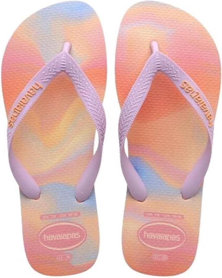 Comfortabele Flip Flops met Gradient Zomerprint voor Dames Duurzaam en Lichtgewicht
