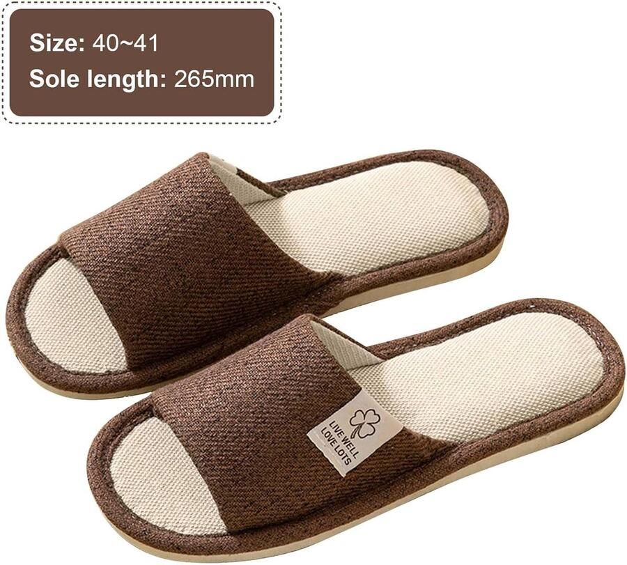 Comfortabele en Lichtgewicht Non-Slip Slippers voor nen en Open Toe Zomerhuis Schoenen