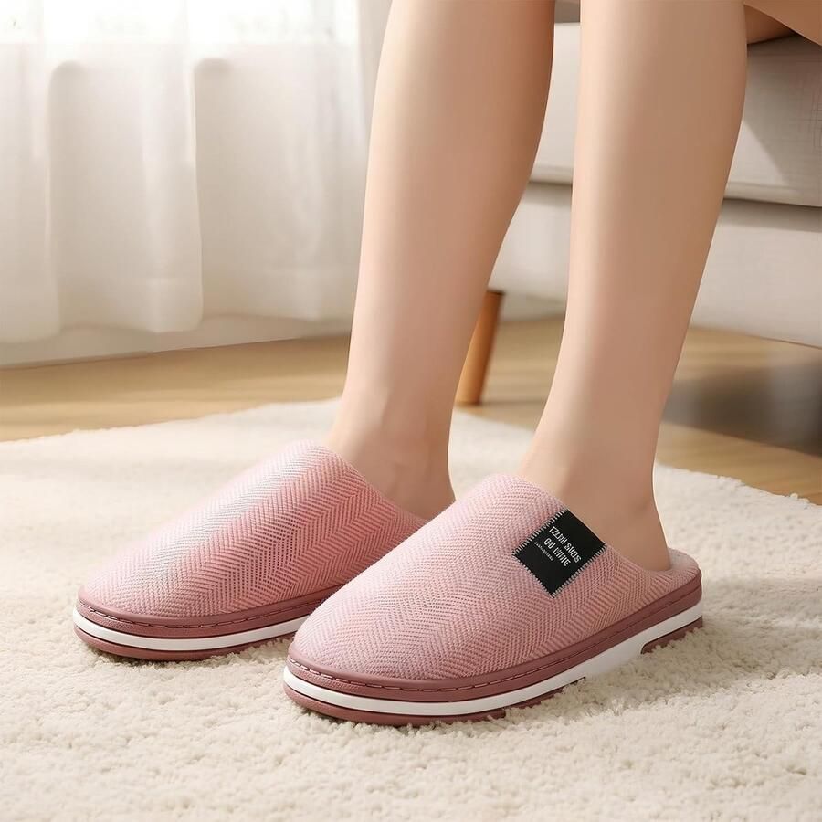 Comfortabele en warme slippers voor binnen en buiten antislip lichtgewicht en wasbaar voor en ideaal voor hotel en spa