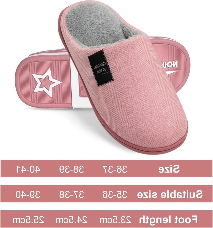 Comfortabele en warme slippers voor nen en lichtgewicht antislip wasbaar perfect voor thuis hotel en spa in herfst en winter