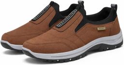 Comfortabele en Waterdichte Orthopedische Wandelschoenen voor en Ade d Antislip Slip-On Sneakers