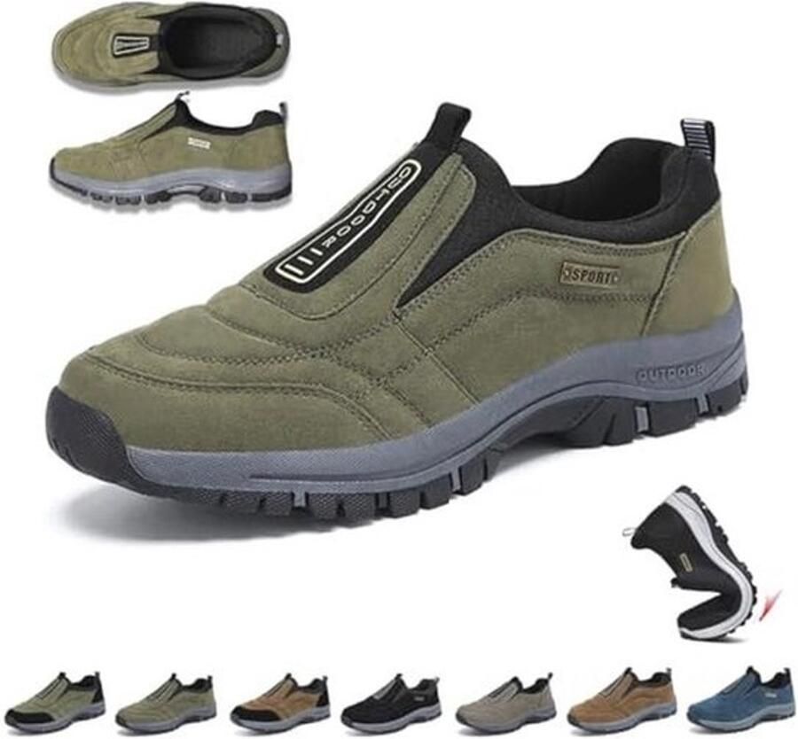 Comfortabele en Waterdichte Orthopedische Wandelschoenen voor en Ade d Antislip Slip-On Sneakers