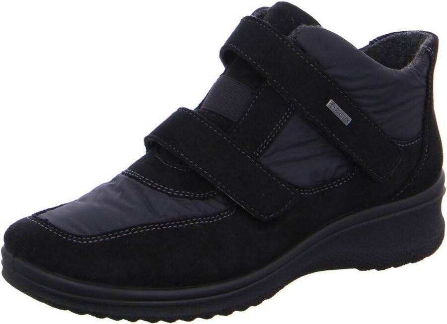 Comfortabele Enkellaarsjes Dames Suède en Leer