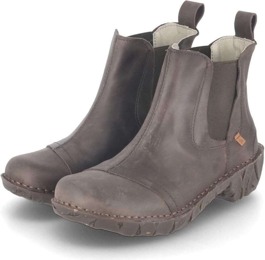 Comfortabele Enkellaarzen Dames met Gerecyclede Zool Natuurlijk en Uitneembaar Voetbed