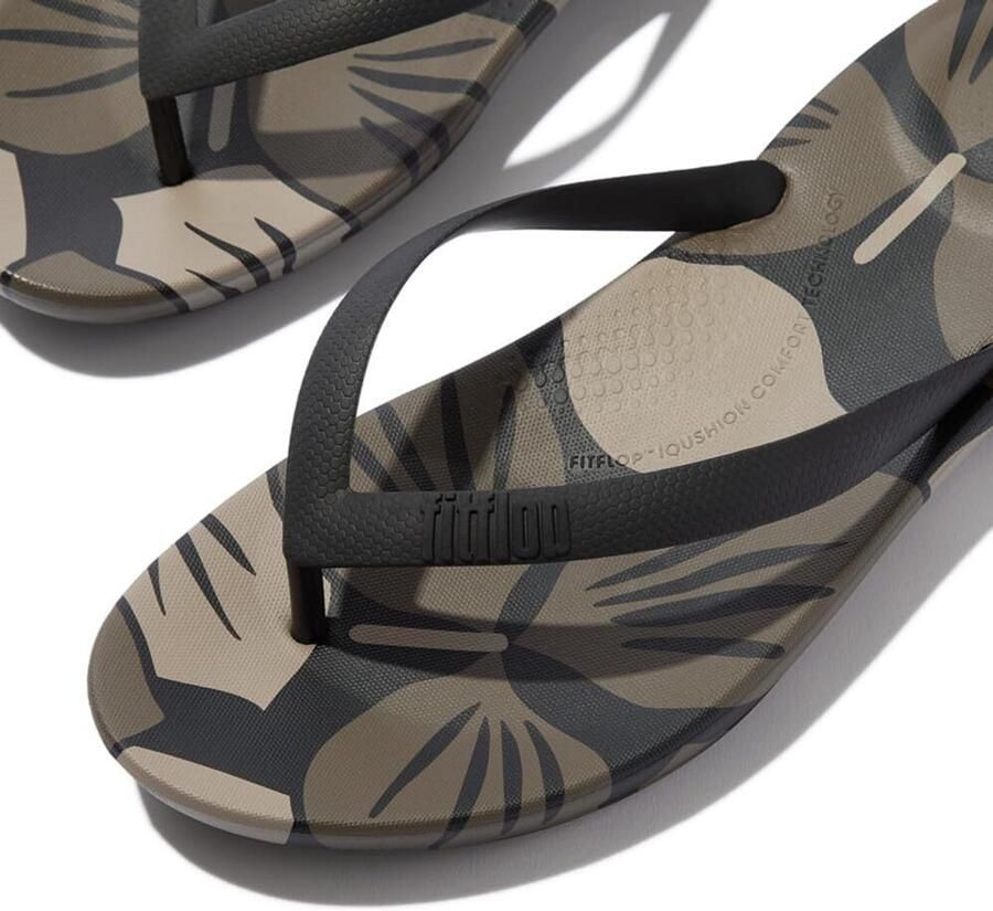 Comfortabele Ergonomische Teenslippers met Bladprint voor Heren