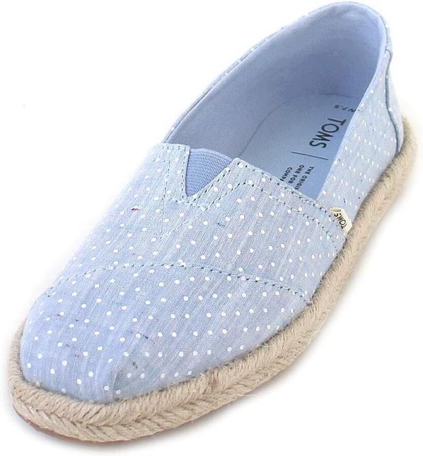 Comfortabele Espadrilles voor Dames in Zachtblauw