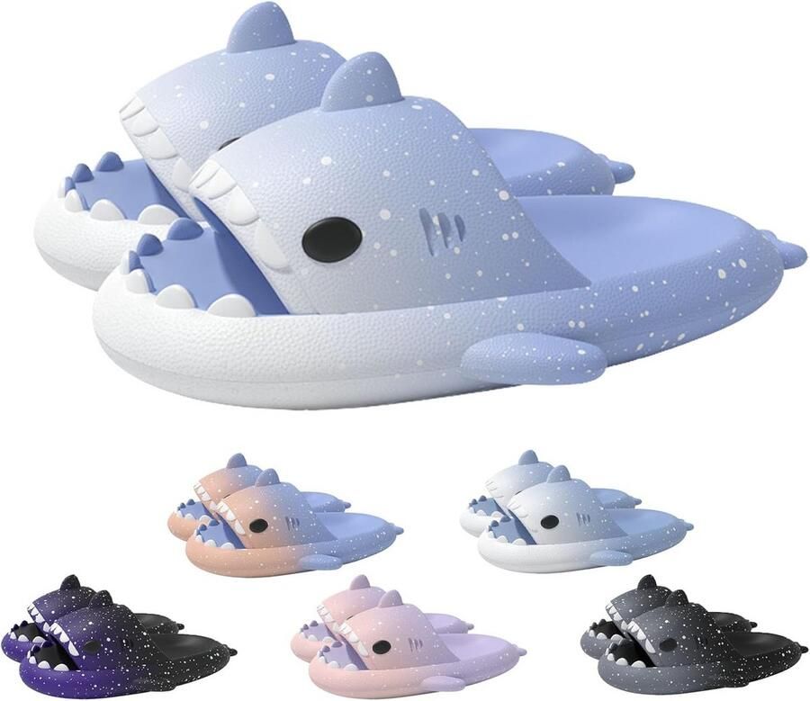 Comfortabele EVA Pantoffels met Uniek Sterrenhemel en Wolken Design Unisex