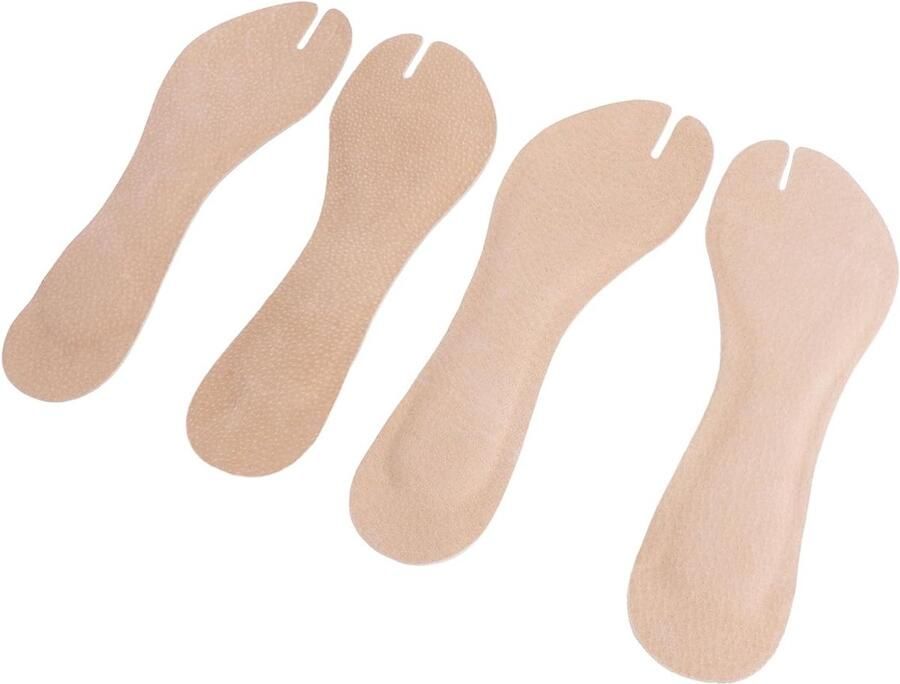 Comfortabele Flip-flop Zolen van PU Leer met Schokabsorberende Kussens voor Hakken Ideaal voor Sandalen en Aanpasbaar Ontwerp 2 Paar